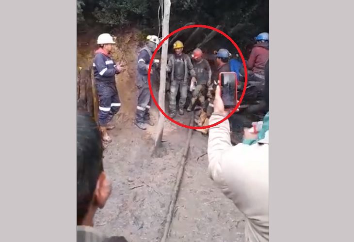 Lenguazaque: rescatan con vida a 5 mineros en mina de carbón