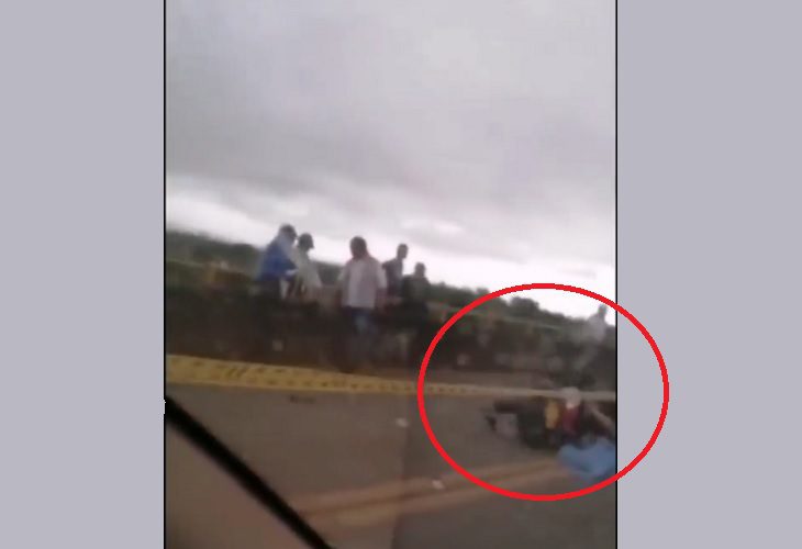 Accidente fatal en el puente Carlos Lleras Restrepo de Caucasia