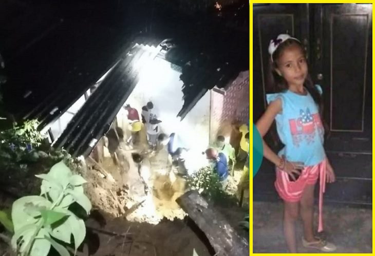 La niña Mahura Shirley Rodas murió en alud en Puerto Berrío