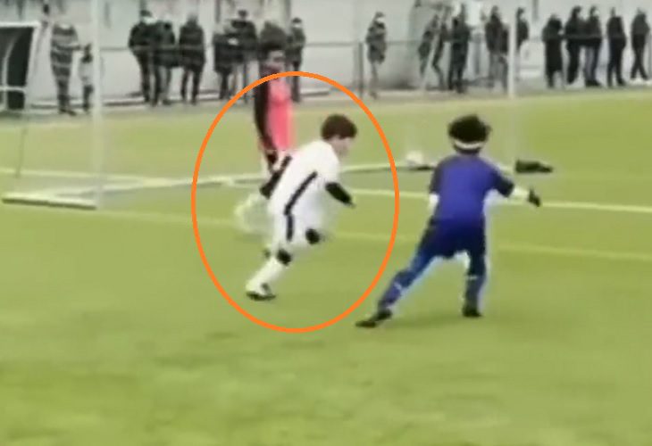 Mateo Messi no es el protagonista de video viral con niño prodigio del fútbol