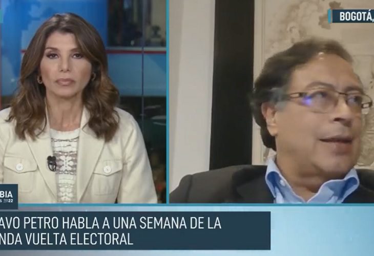 Patricia Janiot cuestiona a Petro tras filtración de chats sobre una "campaña sucia"