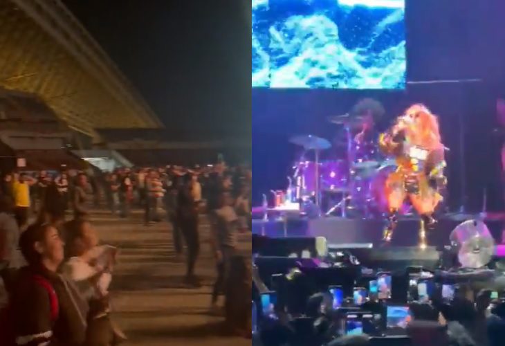 Viralizan fotos de Paulina Rubio y su concierto casi vacío en Costa Rica