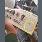 ¿El Tarjetón que esté rayado o con puntos es válido?