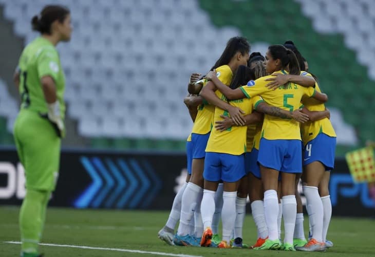 0-3. Brasil logra su segundo triunfo y Uruguay no suma en la Copa América Femenina