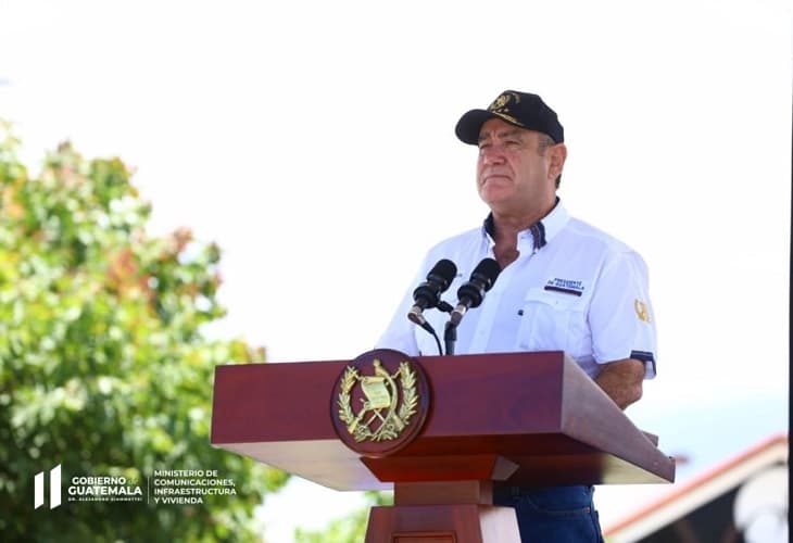 Ataque contra Alejandro Giammattei el presidente de Guatemala