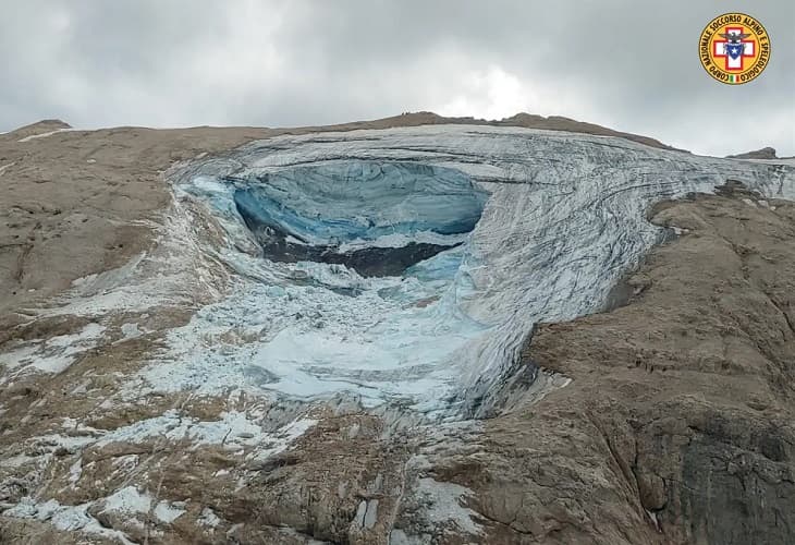 Aumentan a 20 los desaparecidos tras desprendimiento de glaciar en Italia