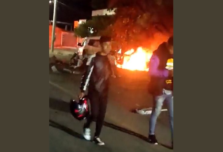 Dos policías quedaron heridos tras explosión de carrobomba en La Mata, Cesar