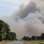 Calcinadas 7.300 hectáreas en los incendios cerca de Burdeos y más evacuados