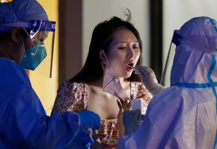 China registra 175 nuevos casos de covid, 106 por contagio local