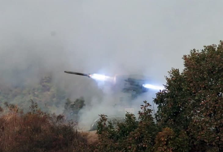 Corea del Sur detecta el uso de un lanzacohetes múltiple por parte de Corea del Norte