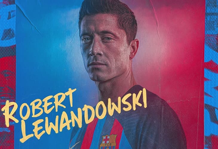 El Barcelona hace oficial el fichaje de Lewandowski