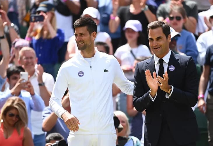 Federer visita Wimbledon