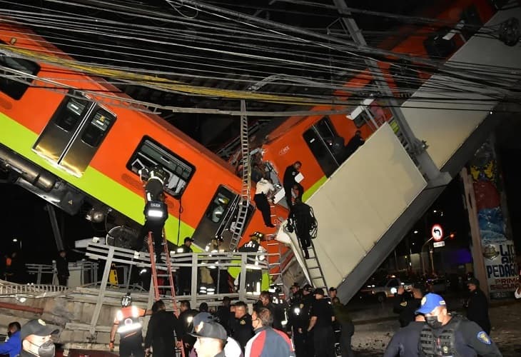 Fiscalía anuncia 10 imputados por colapso del metro de Ciudad de México