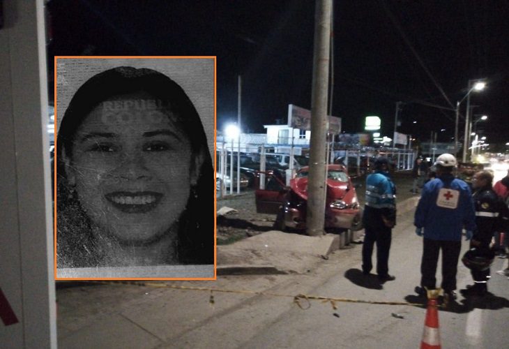 Mariana Vásquez murió arrollada en aparatoso accidente de auto, en Sogamoso
