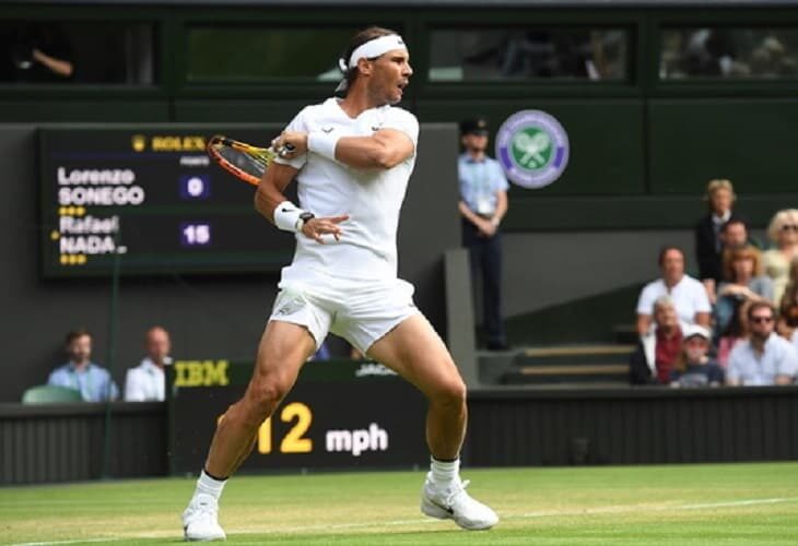 Nadal se desboca y muestra gran nivel en Wimbledon