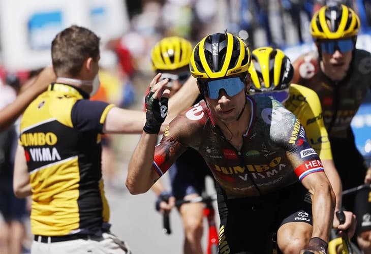 Primoz Roglic abandona el Tour de Francia
