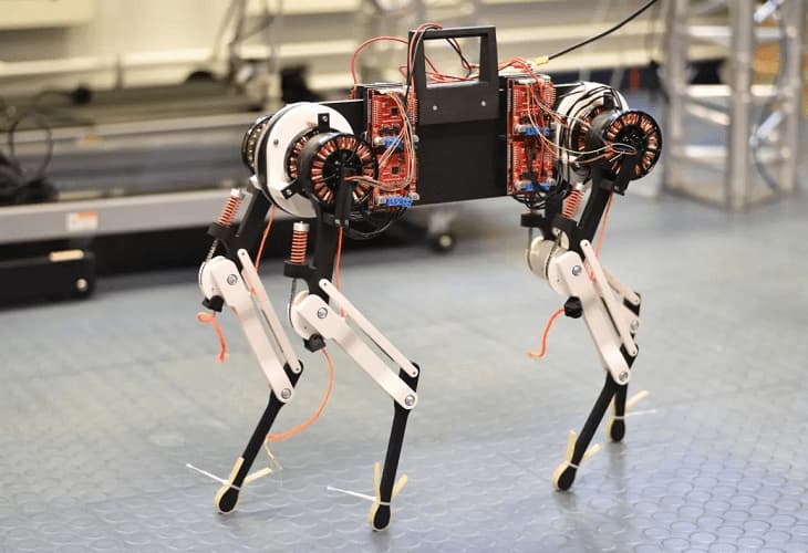 Un perro robot aprende a caminar en solo una hora y con menos energía