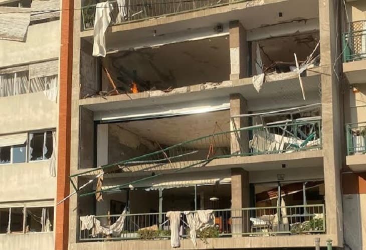 Una explosión en un edificio de Montevideo deja varios heridos