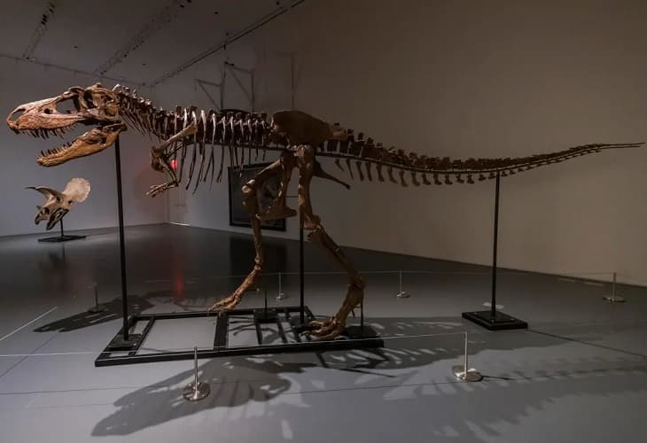 Venden por seis millones de dólares el esqueleto de un dinosaurio del Cretácico