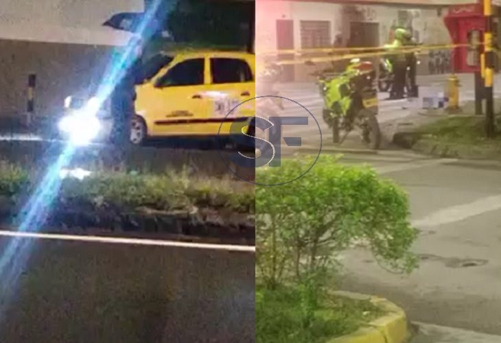 Matan a taxista por sector Colanta, en Itagüí, su asesino perdió la vida minutos después
