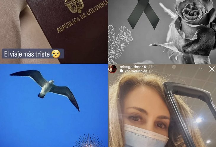 Muere la mamá de Aura Cristina Geithner mientras ella viajaba a verla