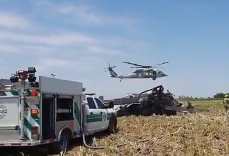 Sinaloa: 9 muertos tras caída de helicóptero de la Marina en Los Mochis
