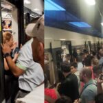 Daño de la puerta de un tren en metro de Medellín generó una colosal congestión