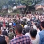 Sepelio de Luisa Zuleta, la patrullera asesinada en Yarumal