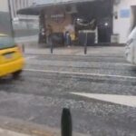 Lluvias del viernes provocaron caída de granizo en sectores de Itagüí