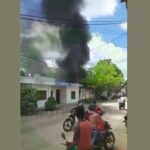 Voraz incendio consumió parte de una chatarrería en Planeta Rica