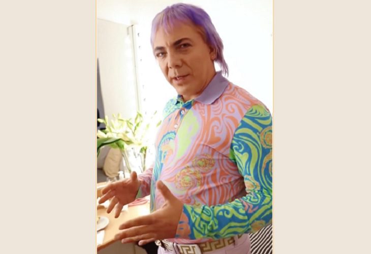 El estrambótico look con el que Cristian Castro estremeció las redes