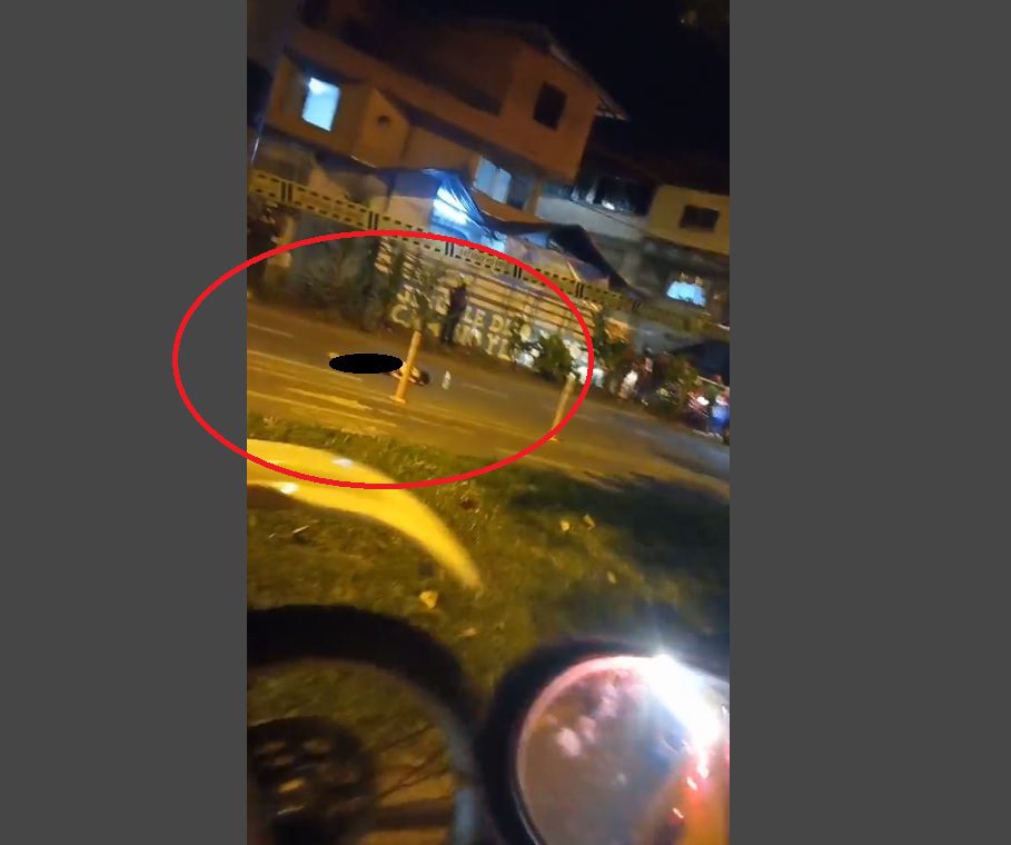 Motociclista arrolló fatalmente a una señora en la 65 del barrio Castilla y se fugó