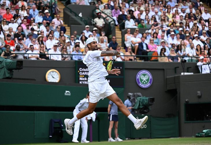 Kyrgios, en su primera final del Grand Slam gracias al abandono de Nadal