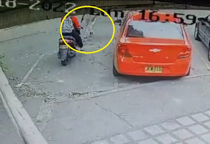 Robo de motocicleta a la jugadora tatiana Castañeda, en Cali