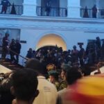 Manifestantes irrumpen en la residencia del presidente de Sri Lanka