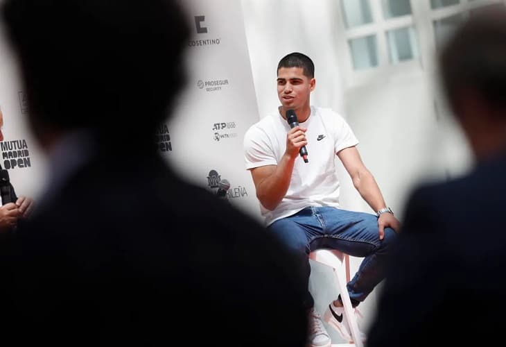 Alcaraz - “Soy el número 4 del mundo y es complicado aguantar la presión”