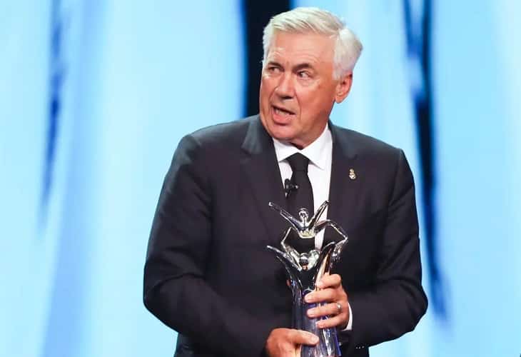 Ancelotti, elegido ‘Entrenador del año de la UEFA’
