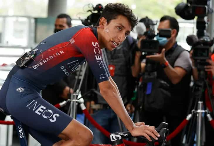 Egan Bernal vuelve a la competición este martes en la Vuelta a Dinamarca