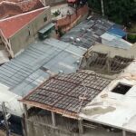 Natipán: Caída de una loza en San Juan Bosco, Bello, deja cuatro lesionados
