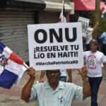 Cientos de dominicanos piden acción internacional frente a la crisis de Haití