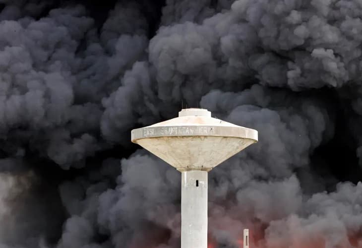 El grave incendio industrial de Cuba prosigue tras la gran explosión nocturna