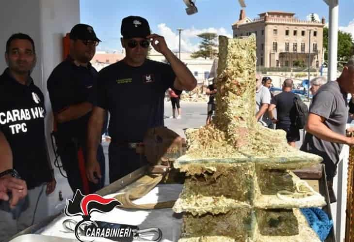 Encuentran en el mar de Sicilia un espolón de un barco de guerra del Imperio romano