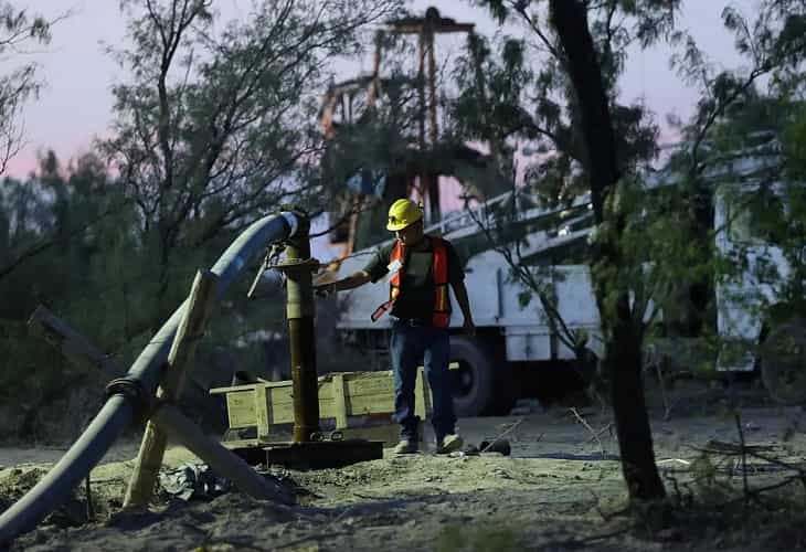Gobierno mantiene rescate de mineros en México mediante tajo a cielo abierto