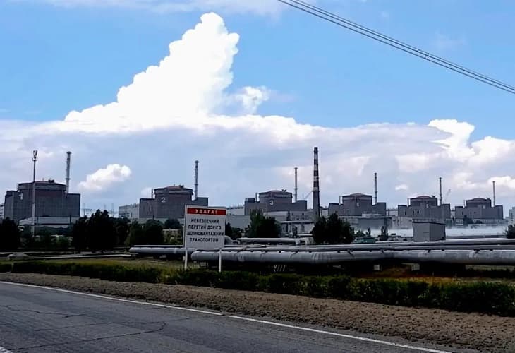 La central nuclear de Zaporiyia en medio del huracán