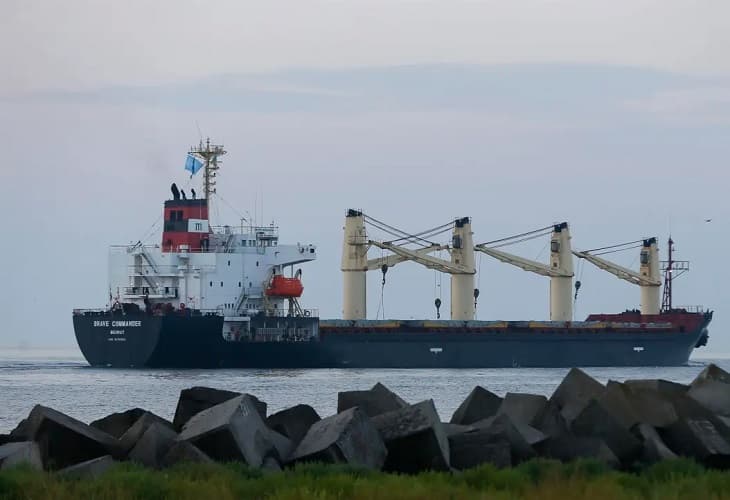 Llega a Yibuti un barco del PMA con trigo ucraniano para el Cuerno de África