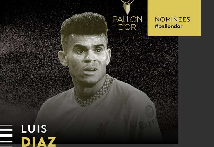 Luis Diaz Nominado al balon de oro