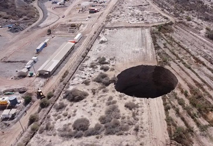 Minera chilena asegura que misterioso cráter gigante no ha crecido