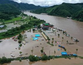 Se elevan a 19 los muertos y desaparecidos por fuertes lluvias en Corea del Sur