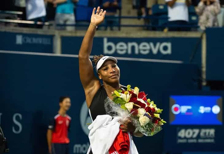 Serena Williams se despide con lágrimas tras ser eliminada en Toronto