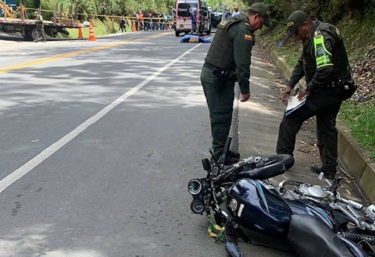 Accidente cobra la vida de un motociclista en la vía Las Palmas-Don Diego